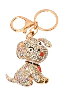 porte-cle chien Or