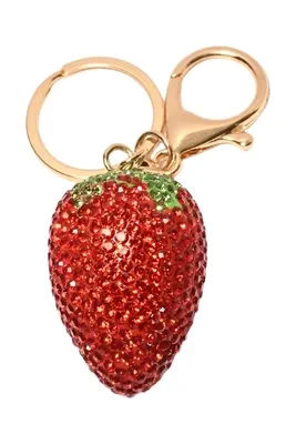 porte-cle fraise Or