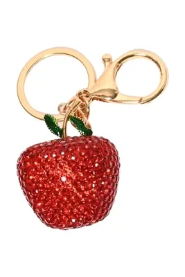 porte-cle pomme Or