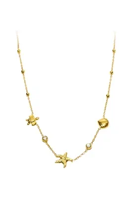 Coffret cadeaux orange parure bijoux étoile de mer