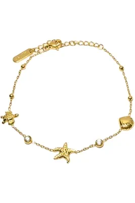 Coffret cadeaux orange parure bijoux étoile de mer