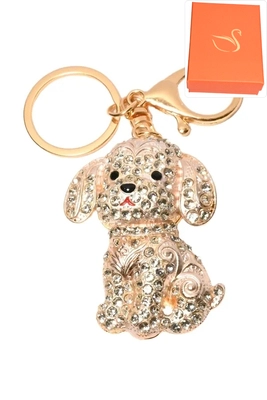 porte-cle coffret cadeaux chien Or
