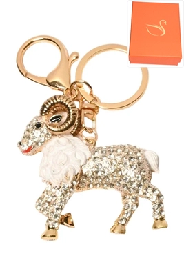 porte-cle coffret cadeaux capricorne Or