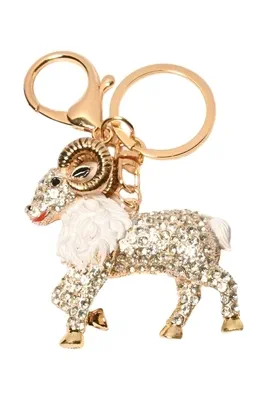 porte-cle capricorne Or