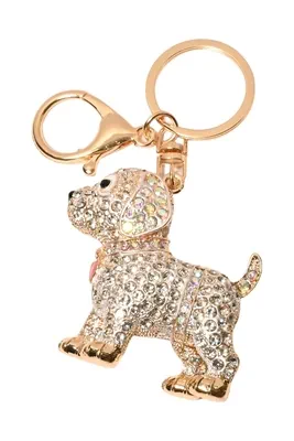 porte-cle chien Or
