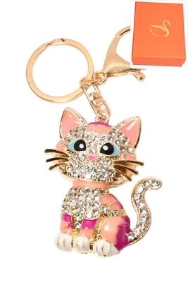 porte-cle coffret cadeaux chat
