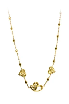 Coffret cadeaux orange parure bijoux coeur