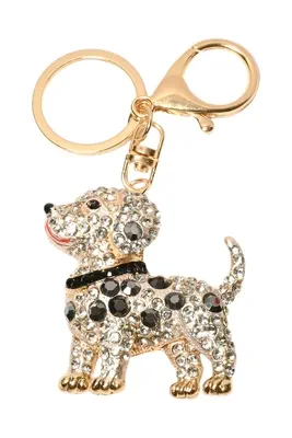 porte-cle chien Or