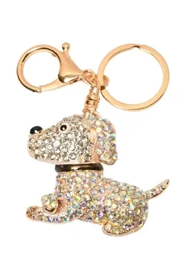 porte-cle chien Or