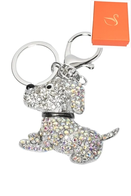 porte-cle coffret cadeaux chien Argent