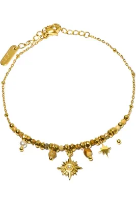 Collier étoile oeil de tigre