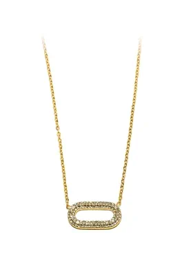 Collier ovale Or