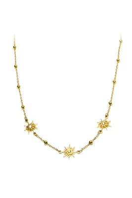 Coffret cadeaux orange parure bijoux soleil