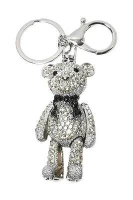 porte-cle ours Argent