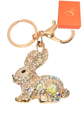 porte-cle coffret cadeaux lapin Or
