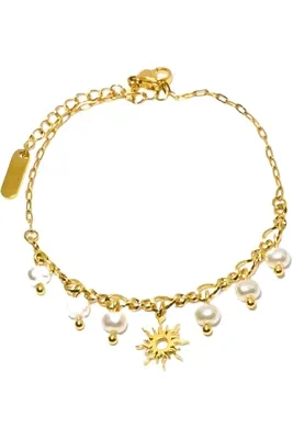 Bracelet soleil Or