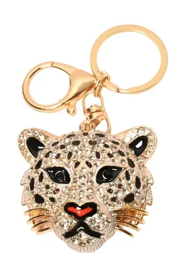 porte-cle tigre Or