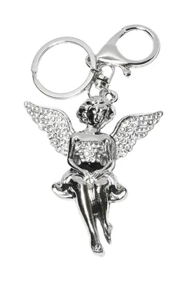 porte-cle fée ange Argent