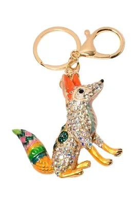 porte-cle renard Or