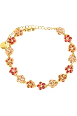 Bracelet fleur Or