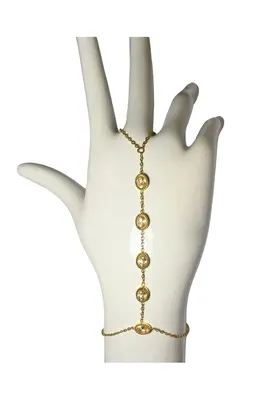 Bracelet chaîne de main Or
