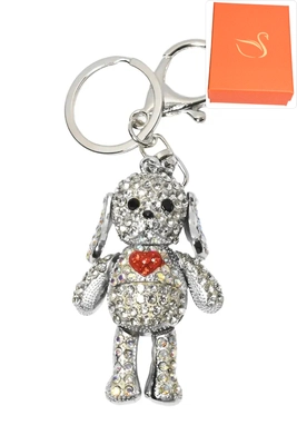 porte-cle coffret cadeaux chien Argent