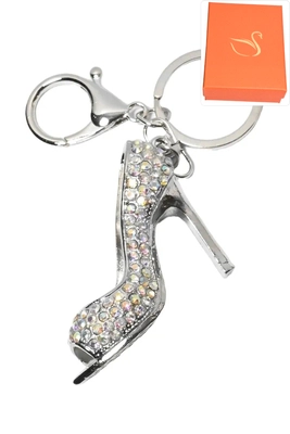 porte-cle coffret cadeaux escarpin Argent