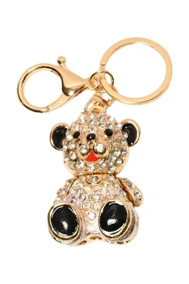 porte-cle ours Or