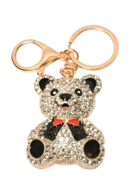 porte-cle ours Or