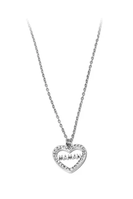 Collier Maman coeur Argent