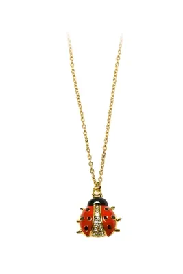 Collier coccinelle Or
