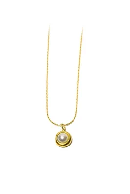 Pendentif perle Or