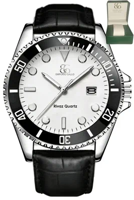 Montre en coffret à mouvement Quartz Argent