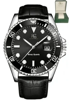 Montre en coffret à mouvement Quartz Argent