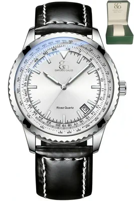 Montre en coffret à mouvement Quartz Argent