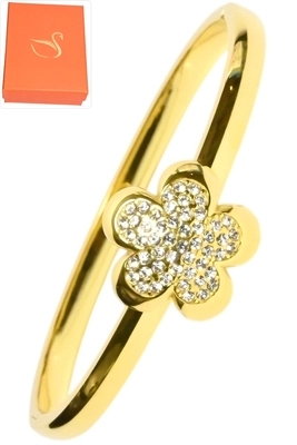 Coffret cadeaux fleur Or