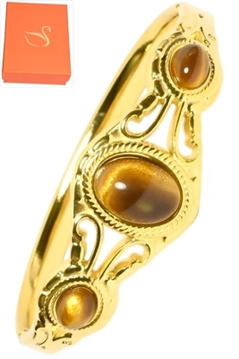 Coffret cadeaux oeil de tigre Or
