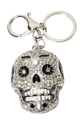 porte-cle coffret cadeaux bijoux de sac tête de mort