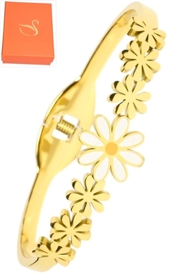 Coffret cadeaux fleur Or
