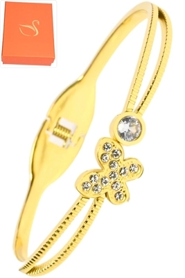 Coffret cadeaux papillon Or