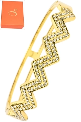 Coffret cadeaux zigzag Or