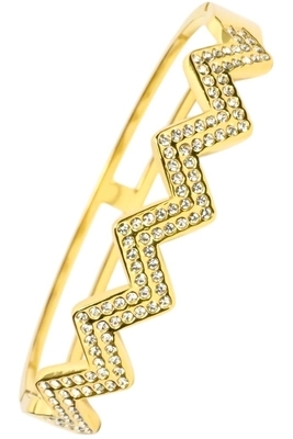 Jonc zigzag Or