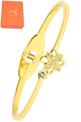 Coffret cadeaux fleur Or