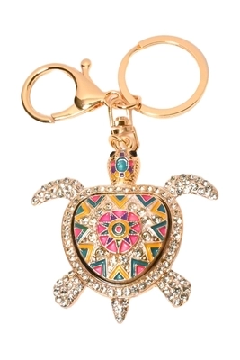 porte-cle tortue Or