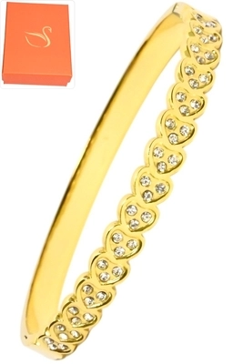 Coffret cadeaux coeur Or