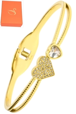 Coffret cadeaux coeur Or