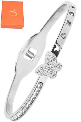 Coffret papillon Argent