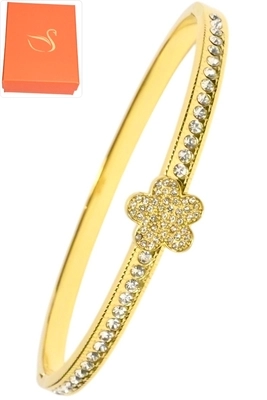 Coffret cadeaux fleur Or