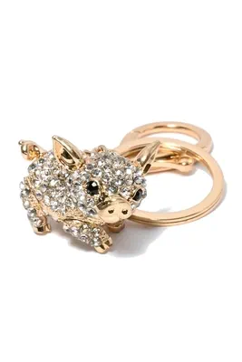 porte-cle cochon 6BFC32