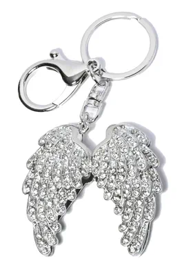 porte-cle aile d'ange Argent BA4A8D
